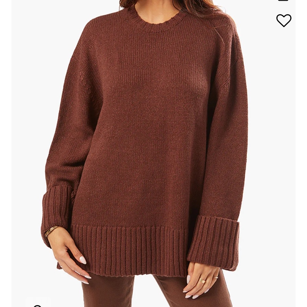 WeWoreWhat Oversized Crew Neck Sweater